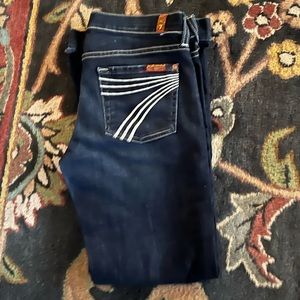 7 for All Mankind Dojo Flair Jeans Size 26 Leg 26